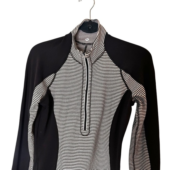 Lululemon Run: U-Turn Pullover- Long Sleeve Half Zip Running Pullover- Size 6 - Picture 10 of 15